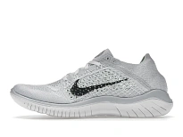 Фото № 3 с приближением к товару «‎Nike Free RN Flyknit 2018 White Pure Platinum »