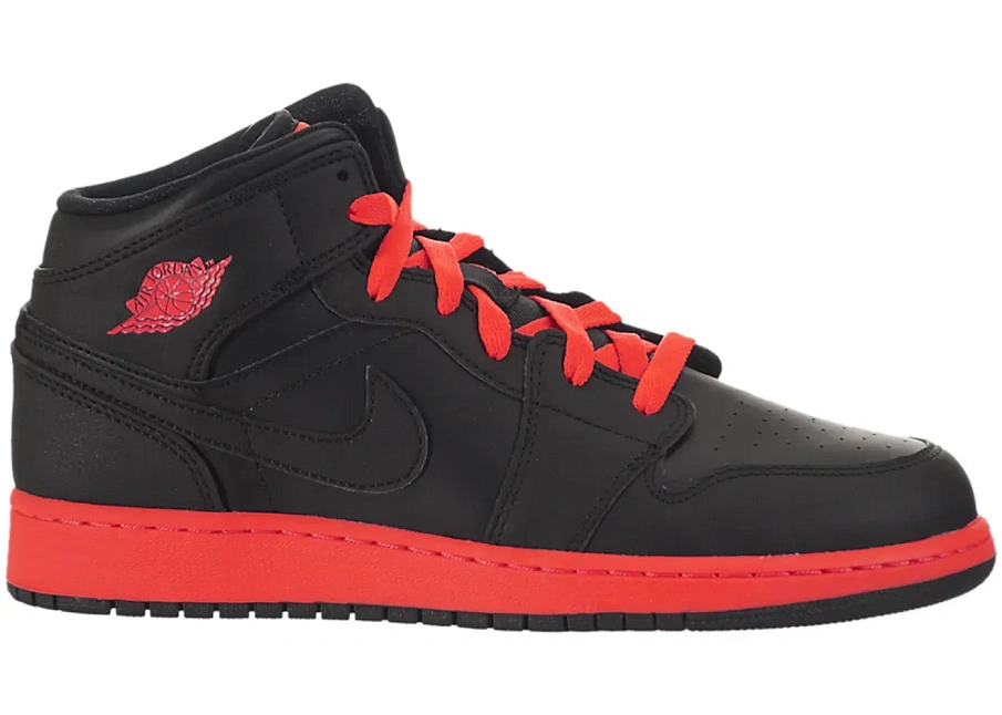 Фото № 1 с приближением к товару «‎Jordan 1 Mid Black Infrared »
