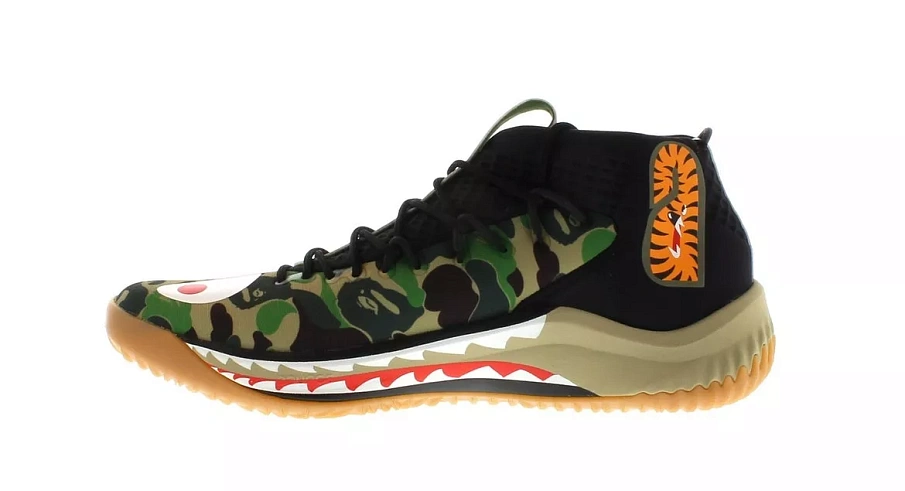Фото № 6 с приближением к товару «‎adidas Dame 4 A Bathing Ape Camo»