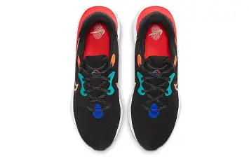 Nike Renew Run 2 Shoes BlackGoldenOrange - 5