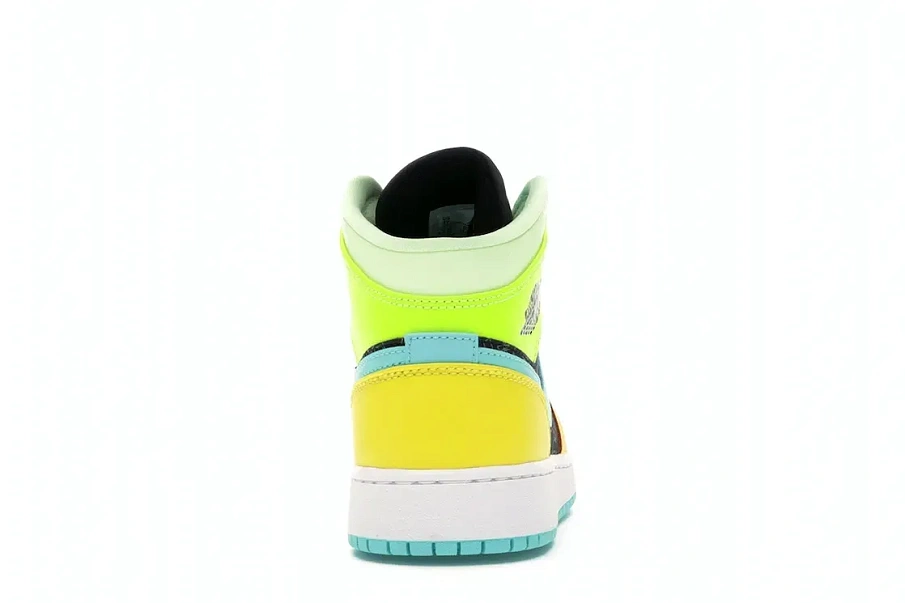 Фото № 4 с приближением к товару «‎Jordan 1 Mid SE Aurora Green »