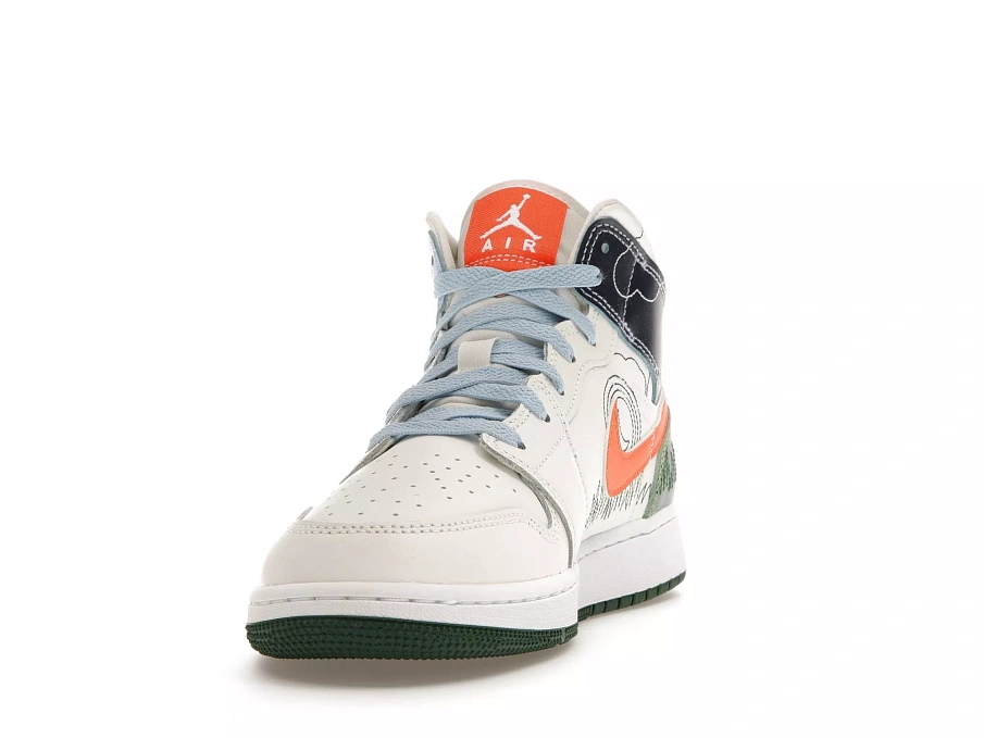 Фото № 2 с приближением к товару «‎Jordan 1 Mid SE Stitch »