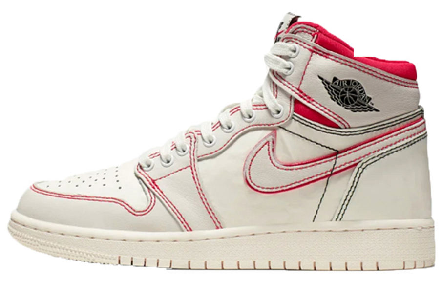 Фото № 1 с приближением к товару «‎Jordan 1 Retro High Phantom Gym Red (GS)»
