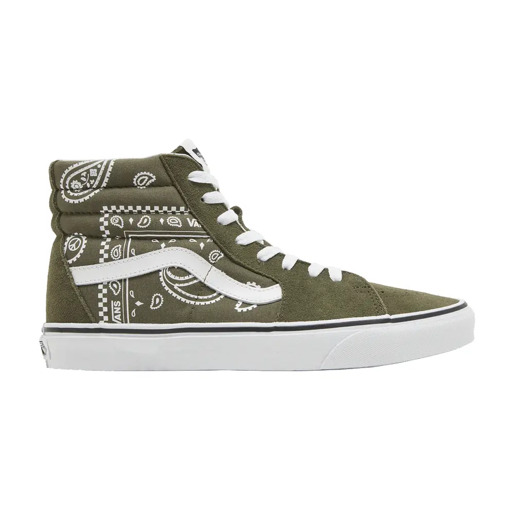Vans Sk8-Hi Peace Paisley - Grape Leaf - 1