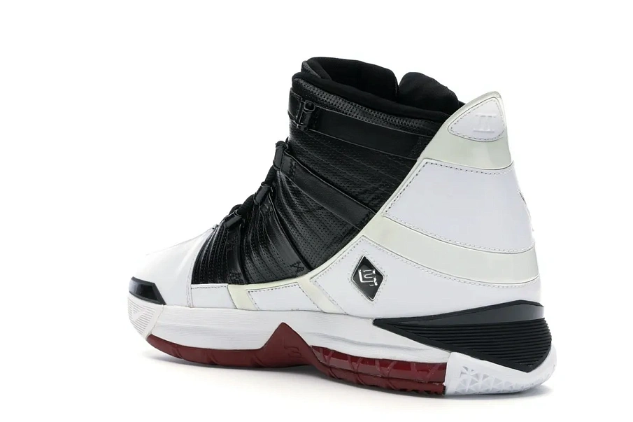 Фото № 6 с приближением к товару «‎Nike Zoom LeBron III White/Black-Varsity Crimson»