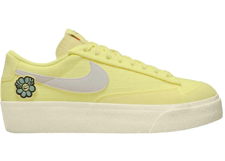 Фото № 1 с приближением к товару «‎Nike Blazer Low Platform SE Next Nature Air Sprung Citron Tint»