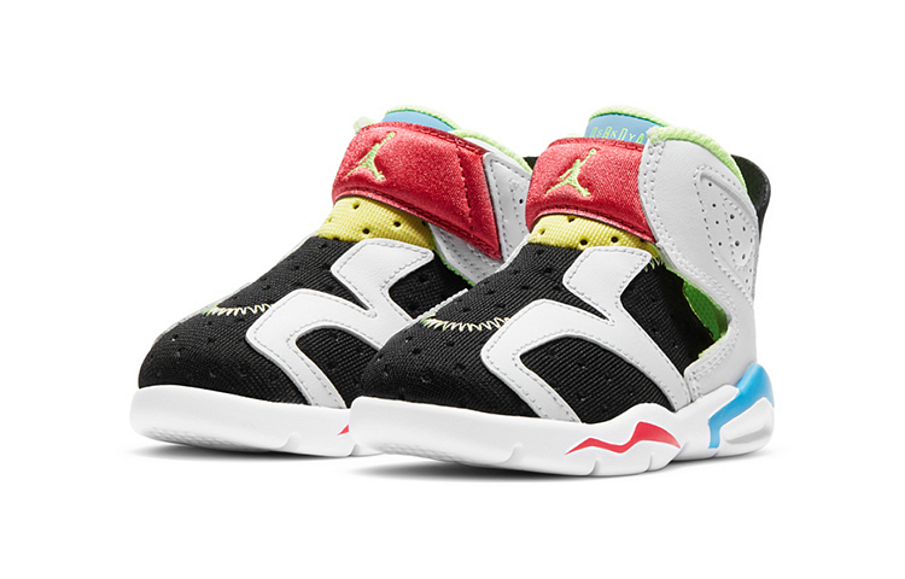 Фото № 3 с приближением к товару «‎Jordan Air Jordan 6 Retro Little Flex TD 'Multi White'»