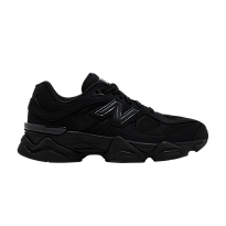 Фото № 1 с приближением к товару «‎New Balance 9060 Big Kid Triple Black Suede»