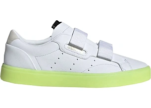 adidas Sleek S Cloud White Hi Res Yellow 