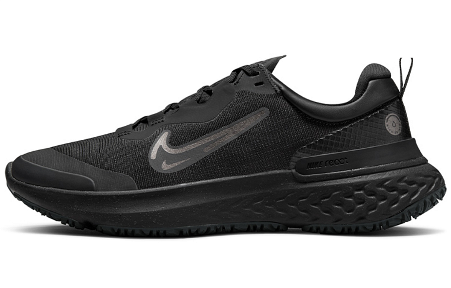 Фото № 1 с приближением к товару «‎Nike Wmns React Miler 2 Shield Low-Top Running Shoes Black»