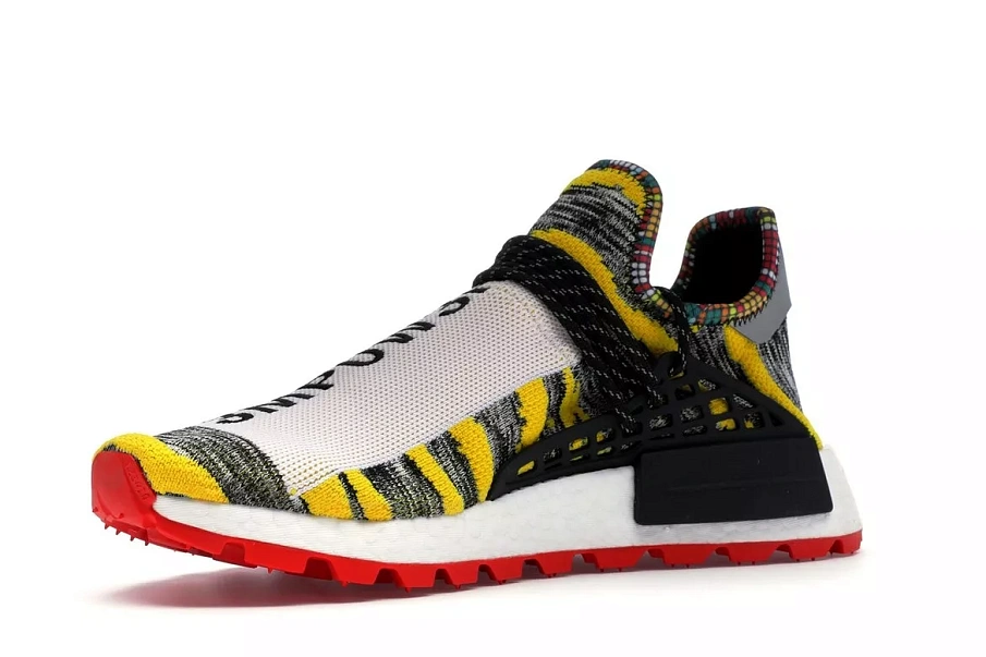Фото № 2 с приближением к товару «‎adidas NMD Hu Pharrell Solar Pack Red»