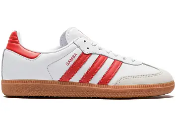 adidas Samba OG White Solar Red Gum (IF6513)