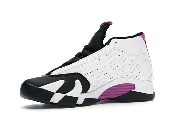 Jordan 14 Retro Fuchsia Flash Black Toe  - 2