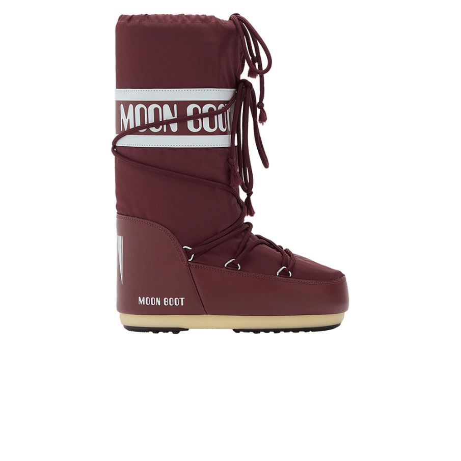 Фото № 1 с приближением к товару «‎Moon Boot Icon Nylon Boot Burgundy»