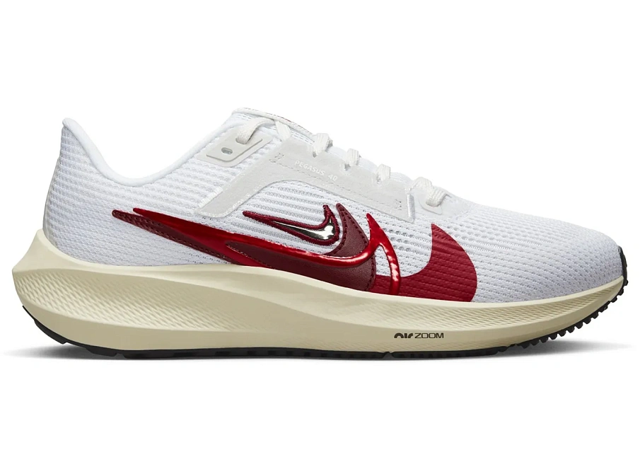 Фото № 1 с приближением к товару «‎Nike Pegasus 40 Premum White Team Red »