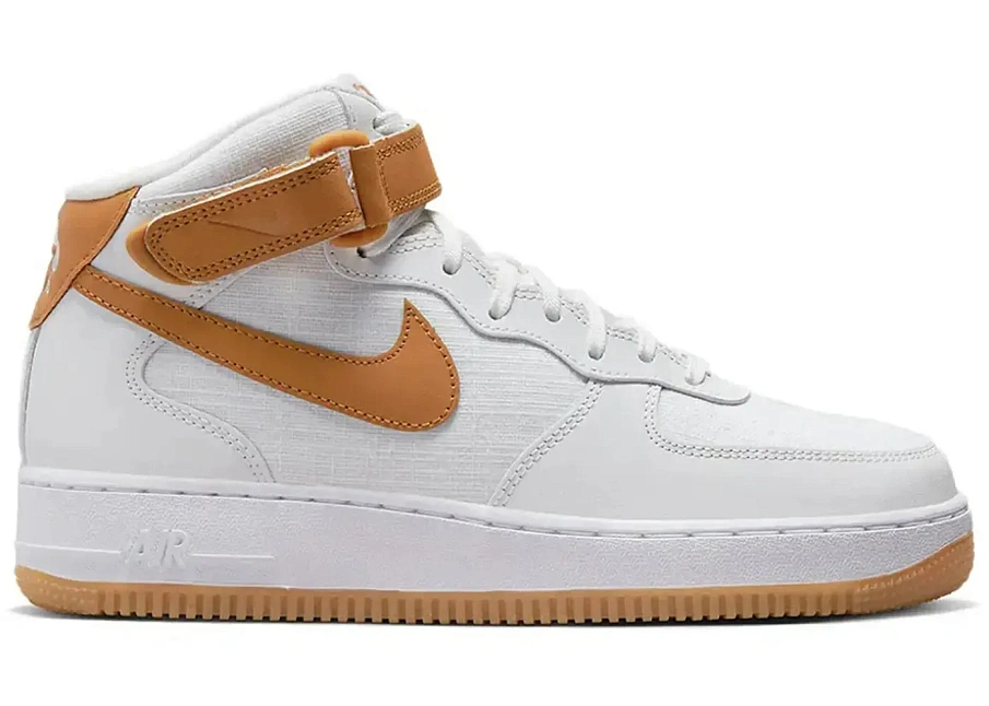 Фото № 1 с приближением к товару «‎Nike Air Force 1 Mid '07 White Desert Ochre »