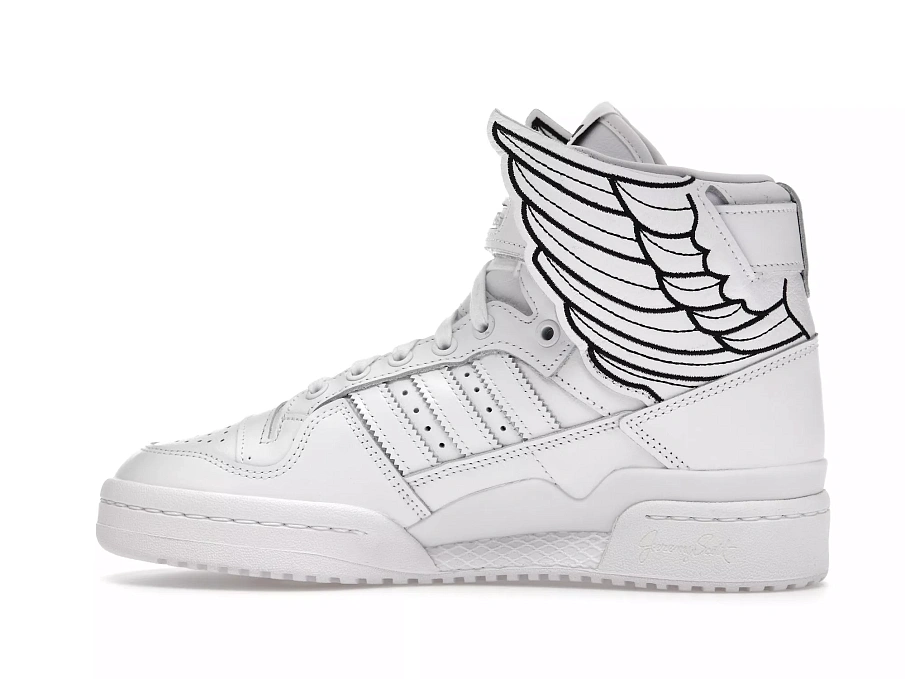 Фото № 5 с приближением к товару «‎adidas Forum Hi Wings 4.0 Jeremy Scott White Black»