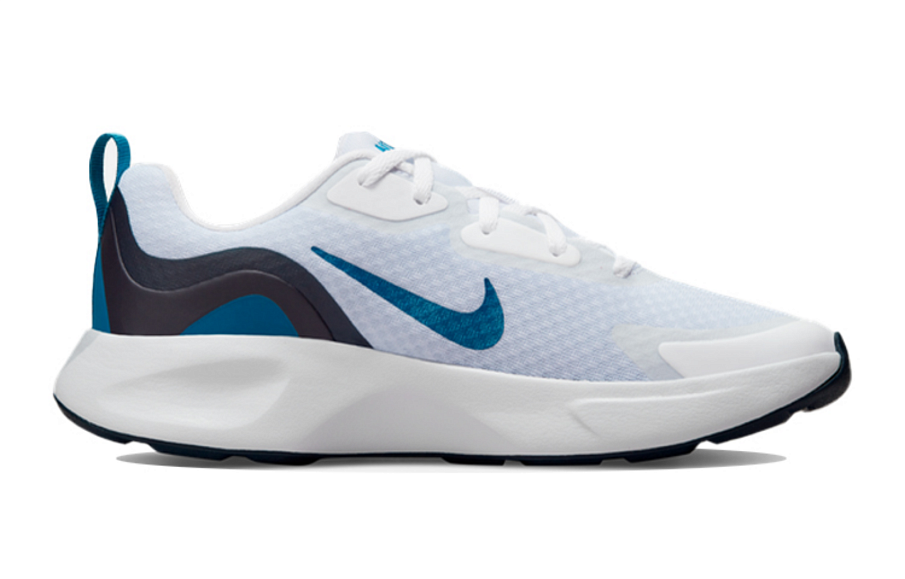 Фото № 2 с приближением к товару «‎Nike WearAllDay (GS) Low-Top Running Shoes BlueWhite»