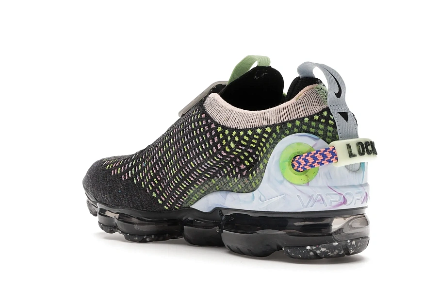 Фото № 5 с приближением к товару «‎Nike Air VaporMax 2020 Flyknit Black Barely Volt »