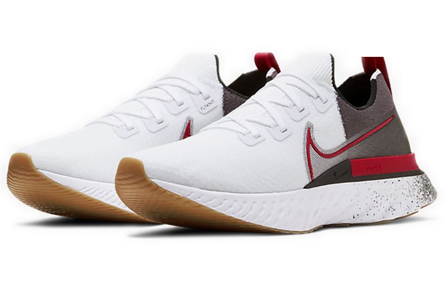 Фото № 3 с приближением к товару «‎Nike React Infinity Run Flyknit 'White University Red'»