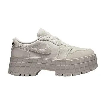 Women's Air Jordan 1 Low Brooklyn Light Bone Pony - 1