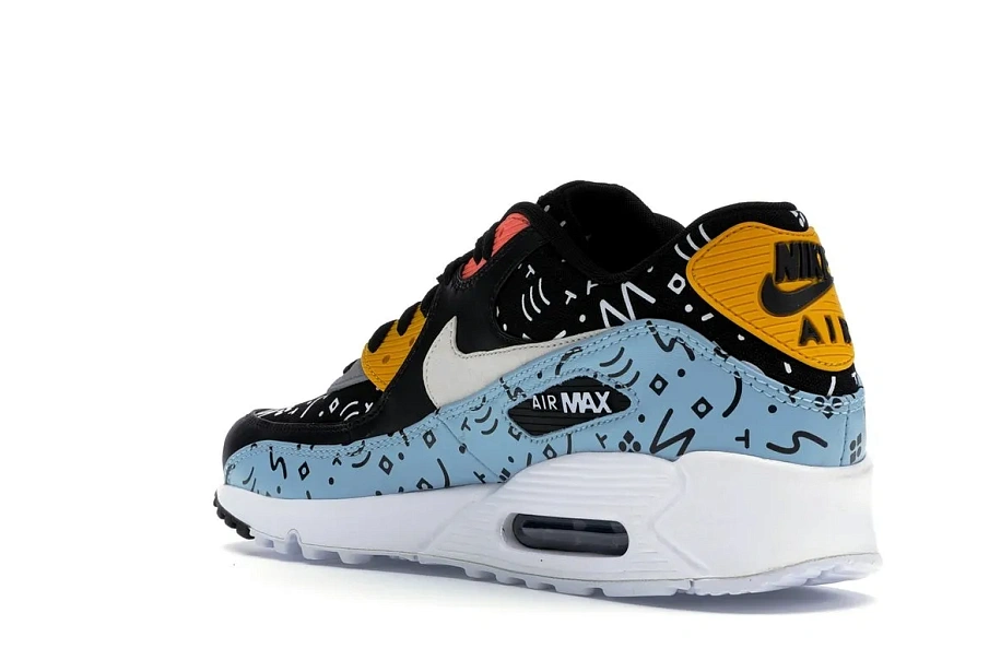 Фото № 6 с приближением к товару «‎Nike Air Max 90 Random Scribbles»