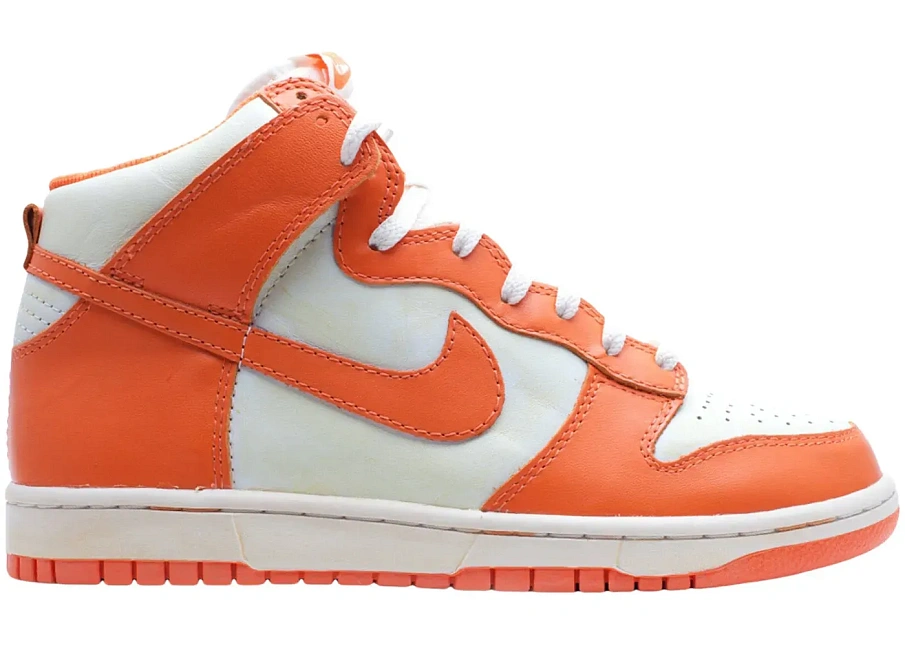 Фото № 1 с приближением к товару «‎Nike Dunk High QK Vintage White Orange Blaze»
