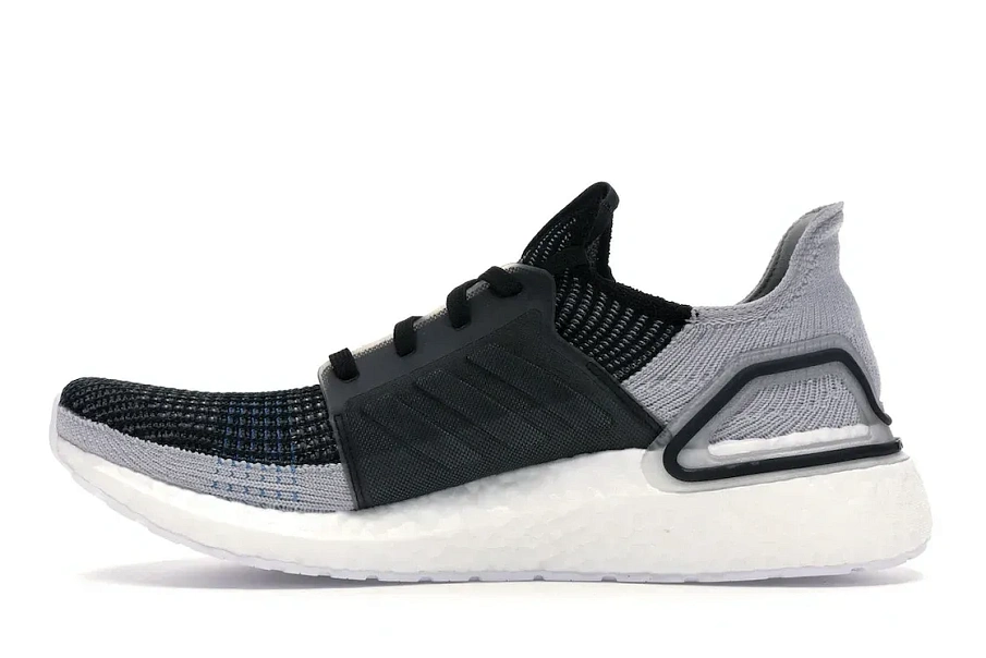 Фото № 3 с приближением к товару «‎adidas Ultra Boost 19 Core Black Grey Six Shock Cyan»