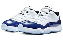 Фото № 3 с приближением к товару «‎Air Jordan 11 Retro Low White Concord (W)»