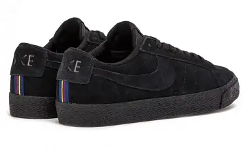 Nike Sb Zoom Blazer Low Sb 'Black Gunsmoke' (864347-004) - 5