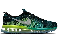 Фото № 1 с приближением к товару «‎Nike Flyknit Max Black Clear Jade Volt»