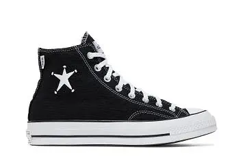 Stussy x Converse Chuck 70 High Black - 2