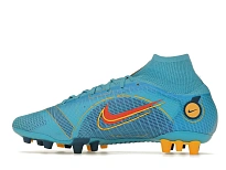 Фото № 5 с приближением к товару «‎Nike Mercurial Superfly 8 Elite AG Chlorine Blue Laser Orange»