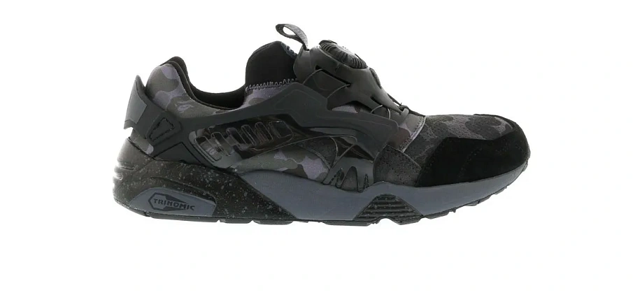 Фото № 1 с приближением к товару «‎Puma Disc Blaze Bape Camo Black»