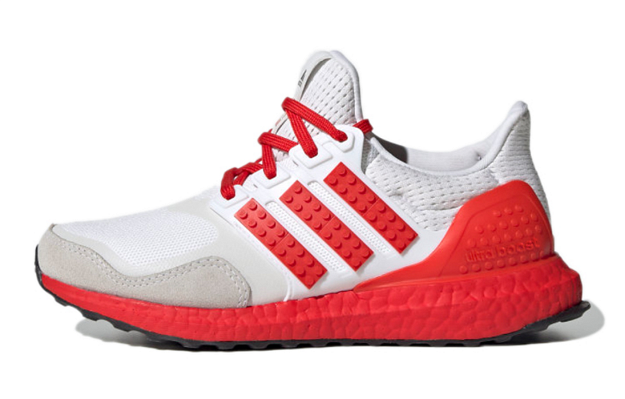 Фото № 1 с приближением к товару «‎Lego x adidas Ultraboost 21 J Sneakers WhiteRed»