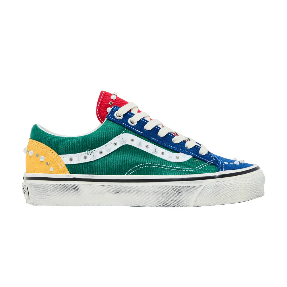 Vans Premium Old Skool 36 Pearlized Yacht Club Big Kids Green/Multicolor - 1