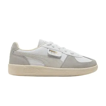 Puma Palermo Leather Big Kid White Cool Light Grey - 1