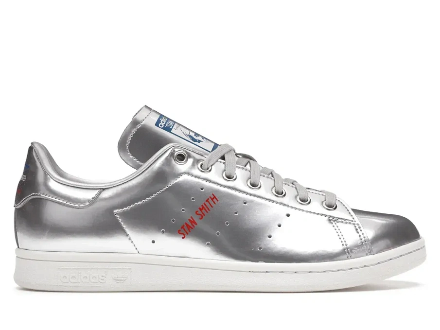 Фото № 1 с приближением к товару «‎adidas Stan Smith Silver Metallic (2019)»