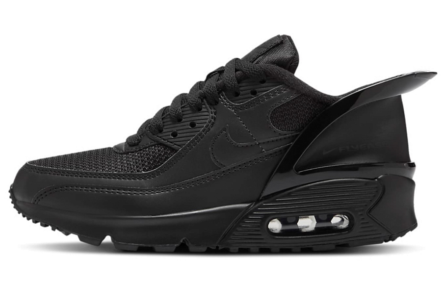 Фото № 1 с приближением к товару «‎Nike Air Max 90 FlyEase (GS) Black»