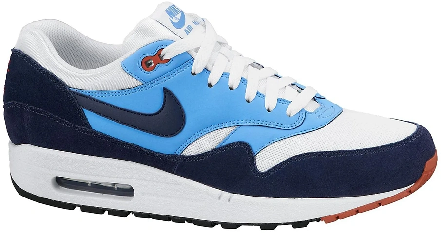 Фото № 1 с приближением к товару «‎Nike Air Max 1 White Midnight Navy»