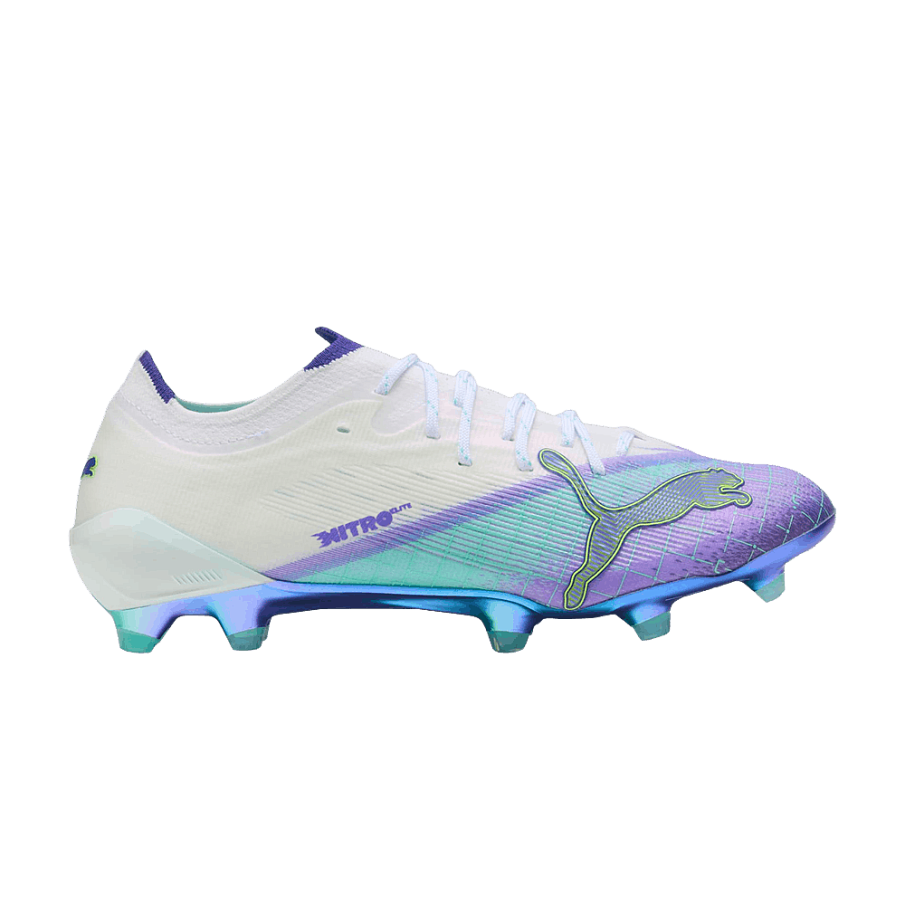Фото № 1 с приближением к товару «‎Puma Ultra Nitro 7 Ultimate Hyper Rush FG White Dark Amethyst (109371-01)»