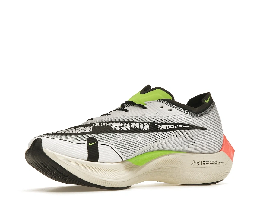 Фото № 4 с приближением к товару «‎Nike ZoomX Vaporfly Next% 2 Coconut Milk Ghost Green Bright Crimson»