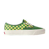Фото № 1 с приближением к товару «‎Vans Authentic 44 LX Checkerboard - Fairway Green Yellow (VN000EBNBR1)»