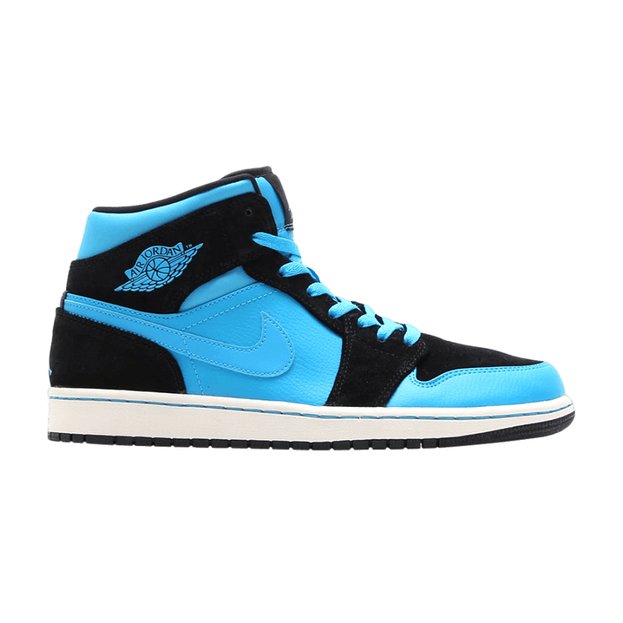 Фото № 1 с приближением к товару «‎Air Jordan 1 Retro Mid Dark Powder Blue»
