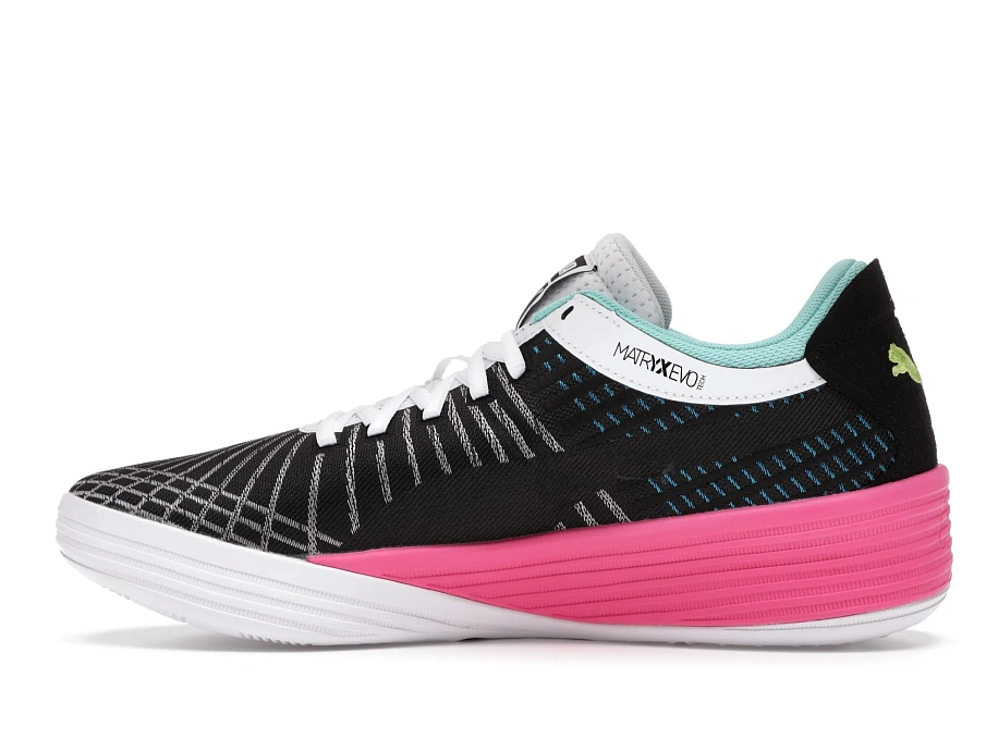 Фото № 5 с приближением к товару «‎Puma Clyde All-Pro Black Luminous Pink»