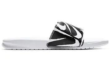 Nike Benassi JDI Print 'White Black' WhiteBlack (631261-106) - 2