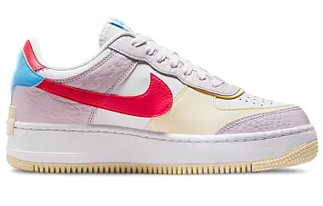 Nike Air Force 1 Shadow PurpleYellowWhite Wmns Yellow - 3