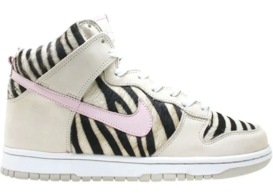 Фото № 1 с приближением к товару «‎Nike Dunk Hi Birch Zebra »