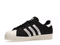 Фото № 4 с приближением к товару «‎adidas Superstar Human Made Black White»