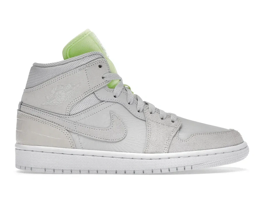 Фото № 1 с приближением к товару «‎Jordan 1 Mid Vast Grey Ghost Green »